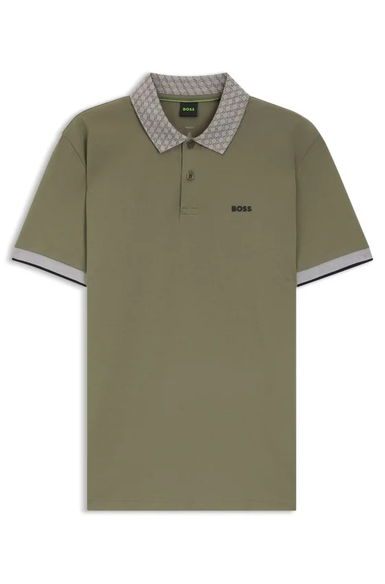 Paddy polo shirt in stretch-cotton piqué Paddy polo shirt in stretch-cotton piqué