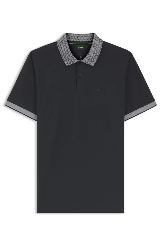 Paddy polo shirt in stretch-cotton piqué Paddy polo shirt in stretch-cotton piqué
