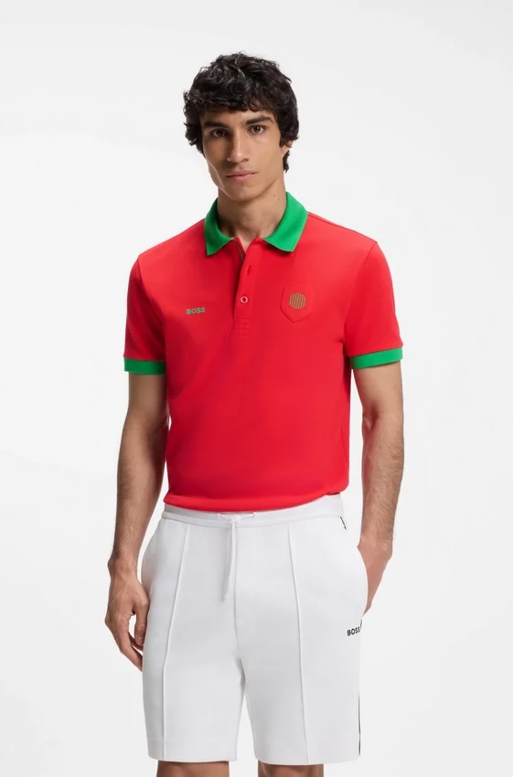 Paddy polo shirt with country flag Paddy polo shirt with country flag