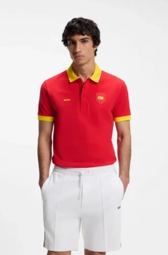 Paddy polo shirt with country flag