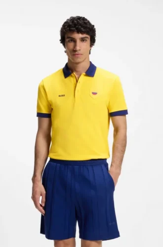 Paddy polo shirt with country flag
