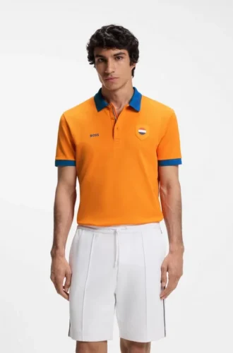 Paddy polo shirt with country flag