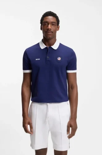 Paddy polo shirt with country flag Paddy polo shirt with country flag