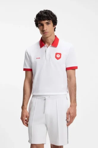 Paddy polo shirt with country flag