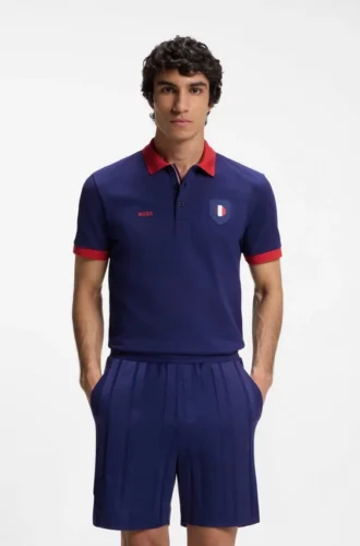 Paddy polo shirt with country flag