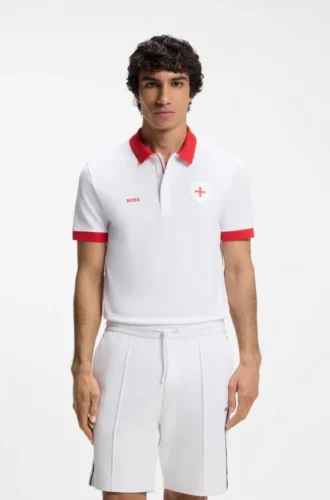 Paddy polo shirt with country flag