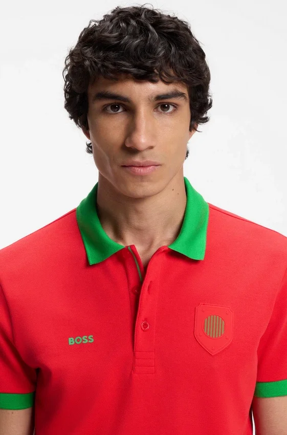 Paddy polo shirt with country flag Paddy polo shirt with country flag