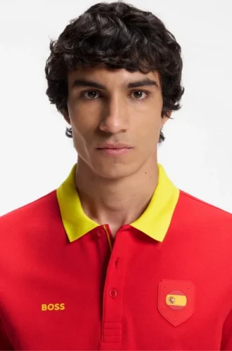 Paddy polo shirt with country flag