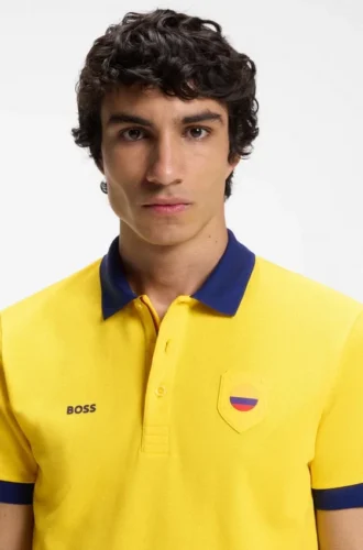 Paddy polo shirt with country flag