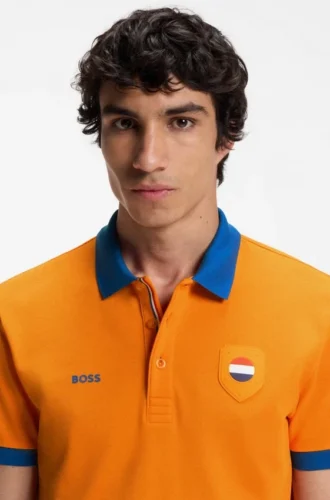 Paddy polo shirt with country flag
