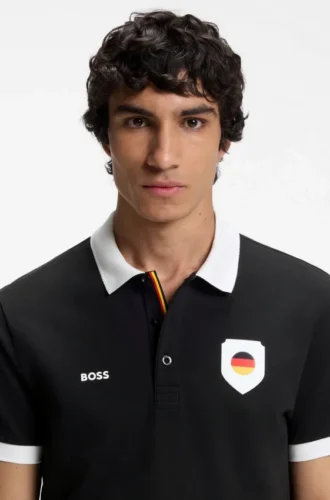 Paddy polo shirt with country flag
