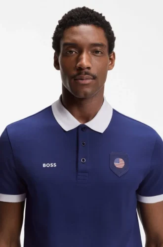 Paddy polo shirt with country flag Paddy polo shirt with country flag