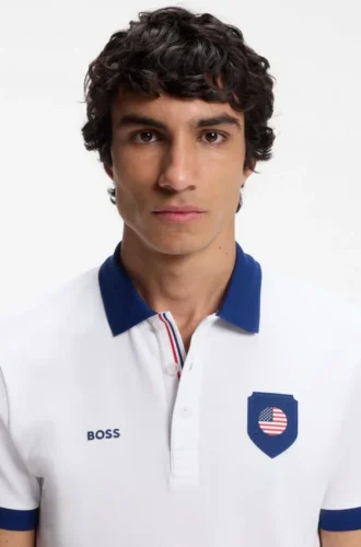 Paddy polo shirt with country flag
