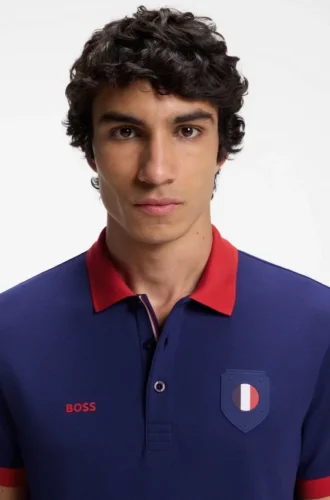 Paddy polo shirt with country flag