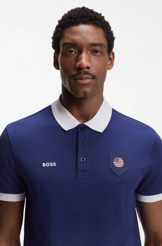 Paddy polo shirt with country flag Paddy polo shirt with country flag