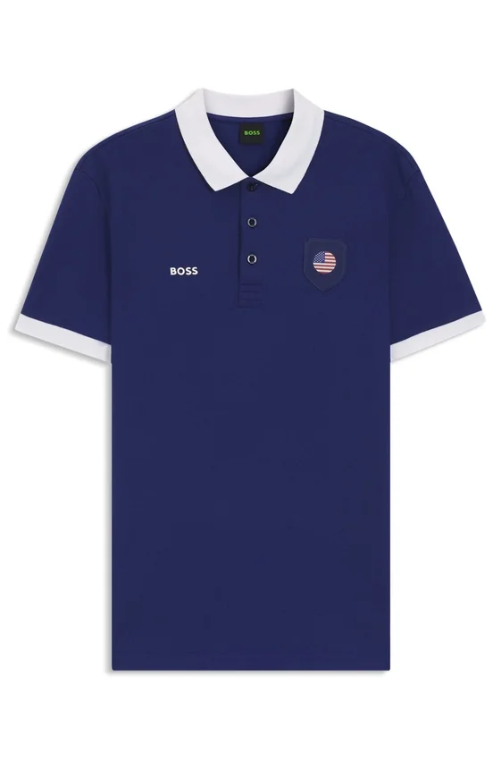 Paddy polo shirt with country flag Paddy polo shirt with country flag