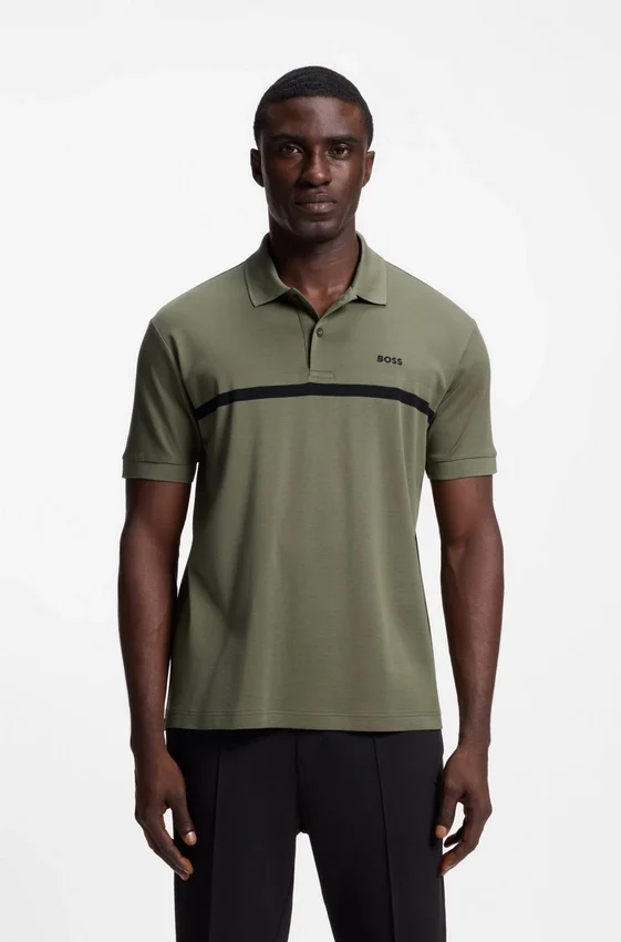 Paddy polo shirt with engineered stripe Paddy polo shirt with engineered stripe