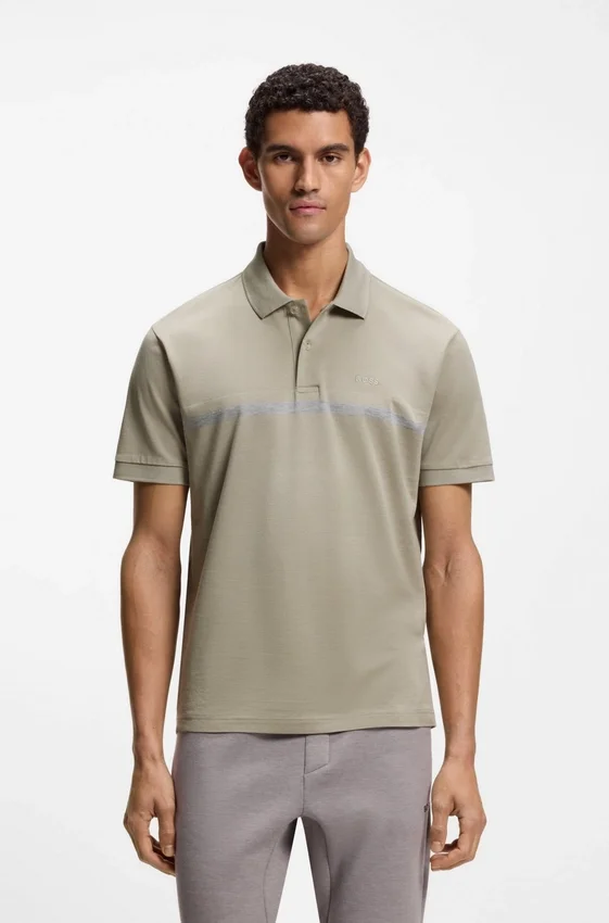Paddy polo shirt with engineered stripe Paddy polo shirt with engineered stripe