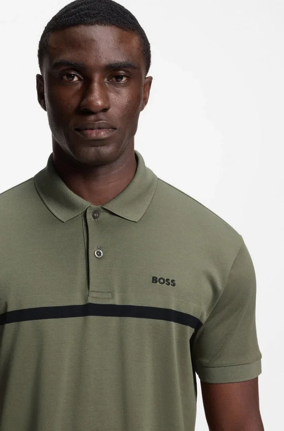 Paddy polo shirt with engineered stripe Paddy polo shirt with engineered stripe