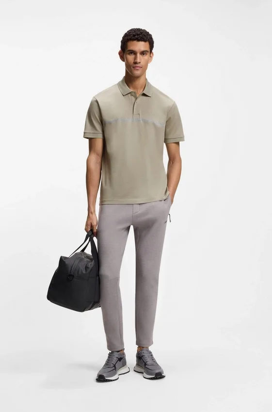 Paddy polo shirt with engineered stripe Paddy polo shirt with engineered stripe