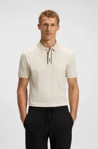 Paddy polo shirt with logo placket