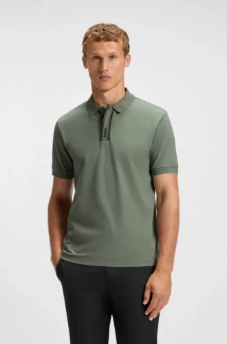 Paddy polo shirt with logo placket