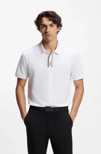 Paddy polo shirt with logo placket