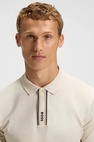 Paddy polo shirt with logo placket