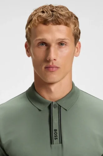 Paddy polo shirt with logo placket
