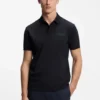 Paddy polo shirt with structured logo patch Paddy polo shirt with structured logo patch
