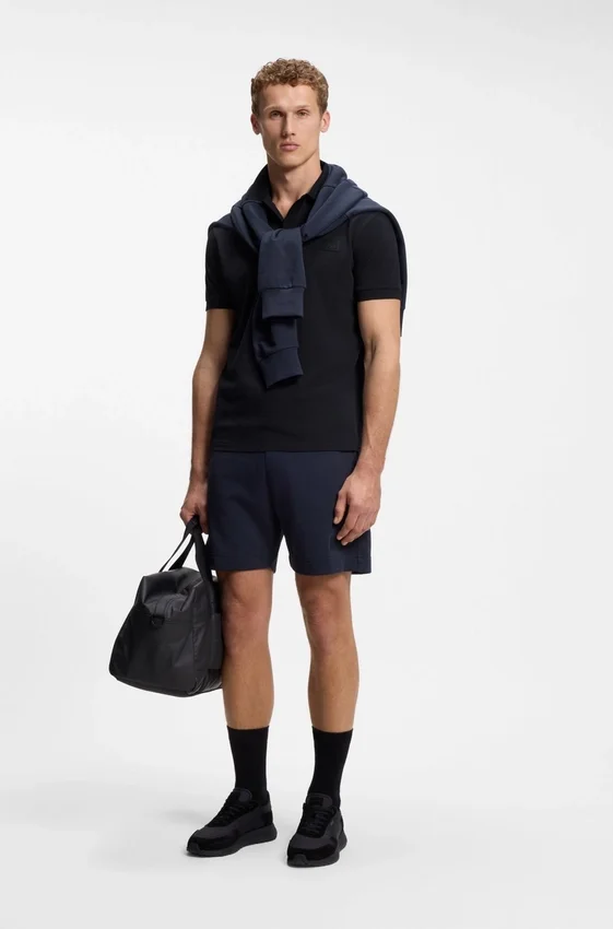 Paddy polo shirt with structured logo patch Paddy polo shirt with structured logo patch