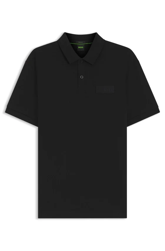 Paddy polo shirt with structured logo patch Paddy polo shirt with structured logo patch