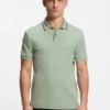 Paddy slim-fit polo shirt in interlock cotton