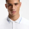 Paddy slim-fit polo shirt in interlock cotton