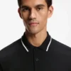 Paddy slim-fit polo shirt in interlock cotton