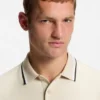 Paddy slim-fit polo shirt in interlock cotton