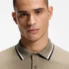 Paddy slim-fit polo shirt in interlock cotton