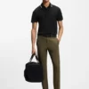 Paddy slim-fit polo shirt in interlock cotton