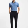 Paddy slim-fit polo shirt in interlock cotton