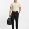 Paddy slim-fit polo shirt in interlock cotton