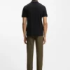 Paddy slim-fit polo shirt in interlock cotton