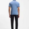 Paddy slim-fit polo shirt in interlock cotton