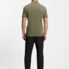 Paddy slim-fit polo shirt in interlock cotton