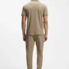 Paddy slim-fit polo shirt in interlock cotton