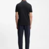 Paddy slim-fit polo shirt in interlock cotton