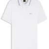 Paddy slim-fit polo shirt in interlock cotton