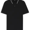 Paddy slim-fit polo shirt in interlock cotton