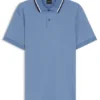 Paddy slim-fit polo shirt in interlock cotton