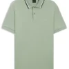 Paddy slim-fit polo shirt in interlock cotton