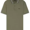 Paddy slim-fit polo shirt in interlock cotton
